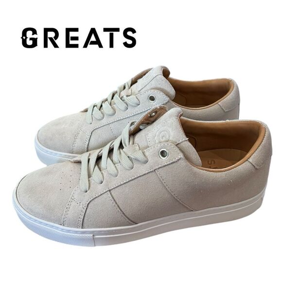 NEW Greats Brooklyn Royale Men's Suede Leather Sneakers 7